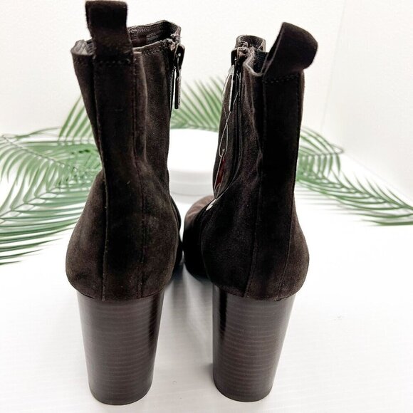 Blondo Women's Brown Kamila Suede Waterproof Heeled Ankle Boots Size 11M - Picture 8 of 12